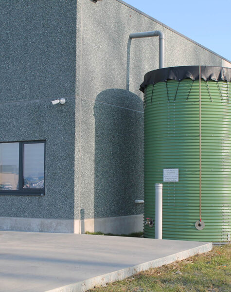 Watersilo showmodel 2.6 meter doorsnee en 4.22 meter hoog