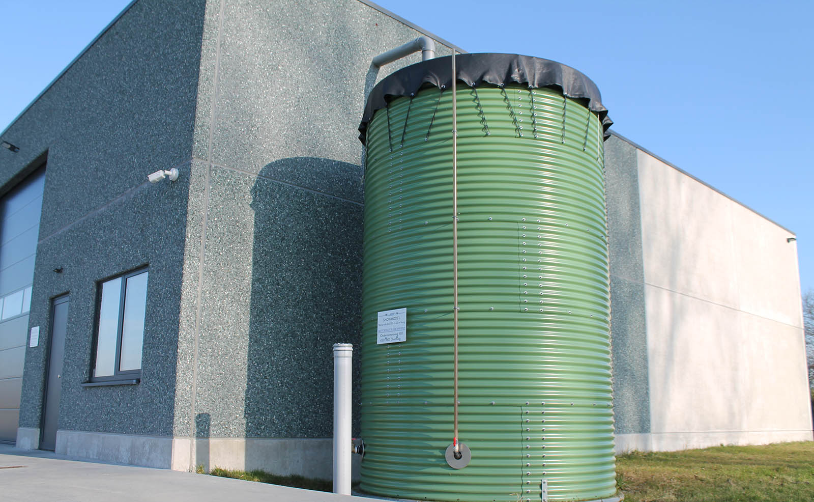 wateropslag silo 4 meter hoog